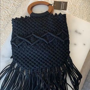 Danielle Nicole Macrame handbag